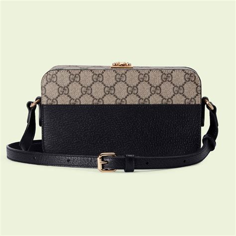 Gucci 725341 Cutout Interlocking G Shoulder Bags Top Handle 